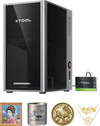 xTool F2 Ultra [U[@ VO 60W MOPA t@Co[[U[@ 100Fȏ̋ fA48MPJ Xg[C 15000mm/s̒ AIڃ[U[Jb^[ђ@ [U[NX1 (