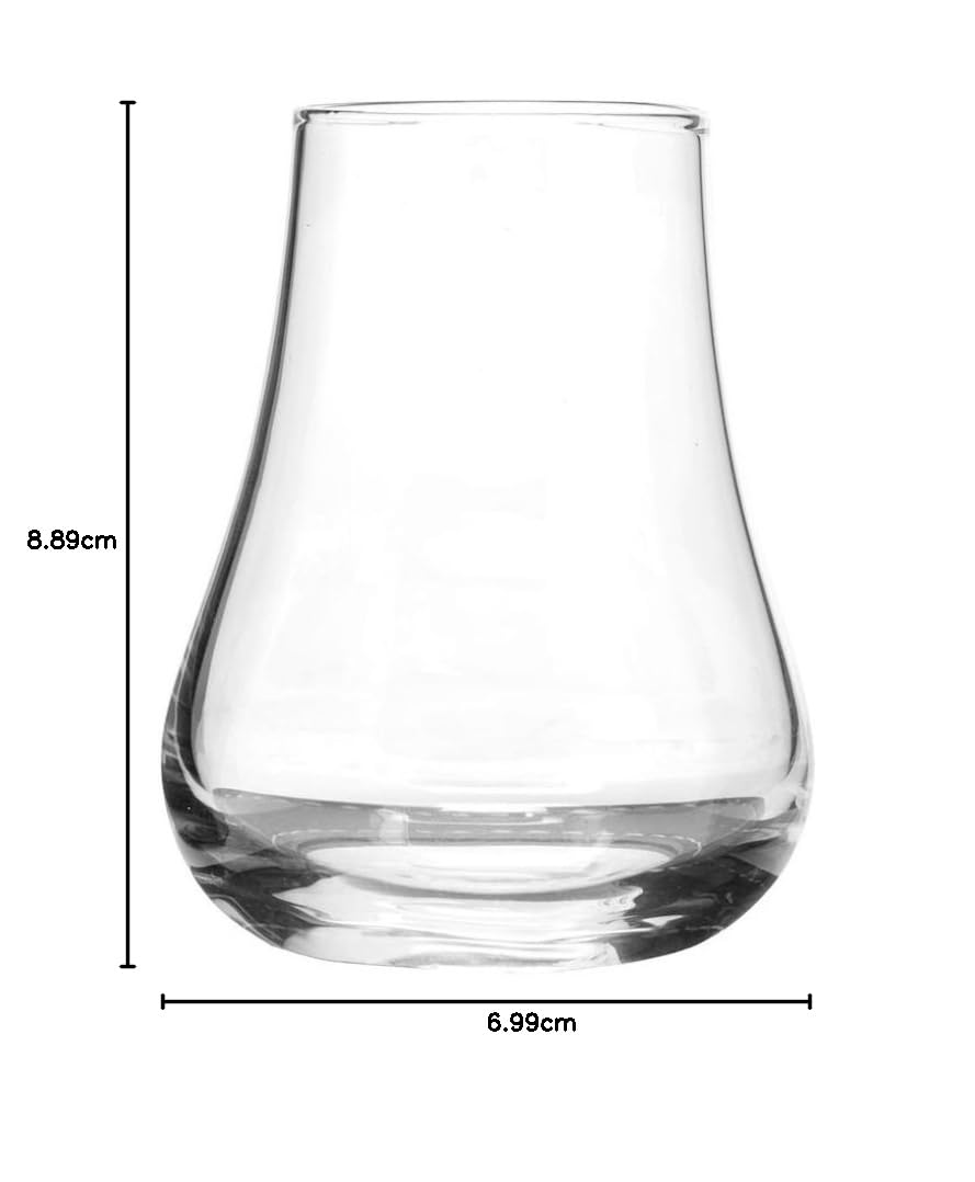 Sagaform Lot de 2 verres à whisky en cristal pour whisky, rhum, brandy, cognac | Ensemble de dégustation de whisky en cristal – Boîte de 2