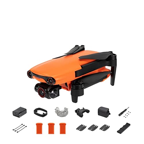 TILAJO Aéreo no tripulado Cámara 4K RC Drone Evitación de obstáculos RTF Quadcopter Drones Aéreos (Color : Orange Comb)