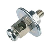 REV Erdungsschraube, Schraube für Badewannen und Duschtassen, silbern