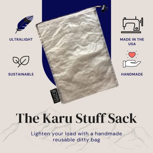 Ultralight Dyneema Stuff Sack - Cuben Fiber Bag, Backpacking bag, Draw String Cord, Light Weight Camping2