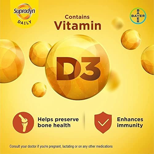 Supradyns Daily Multivitamin Tablets For Men & Women With Essential Zinc, 12 Vitamins, 5 Trace Elements For Daily Immunity & Energy, 150 Tablets #TOP5