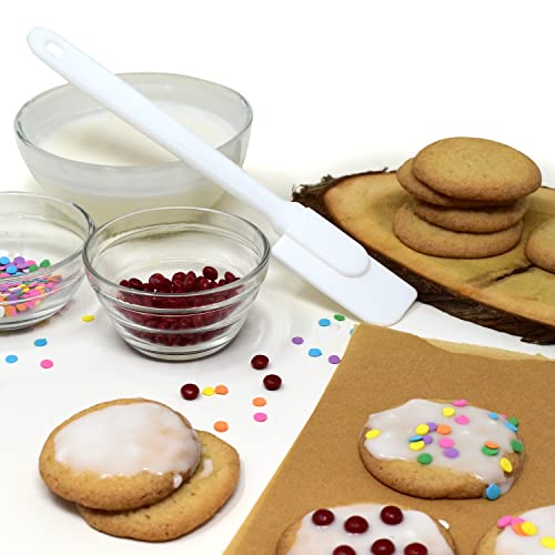 Norpro 3 Piece Plastic Spatula Set, One Size, White #TOP3