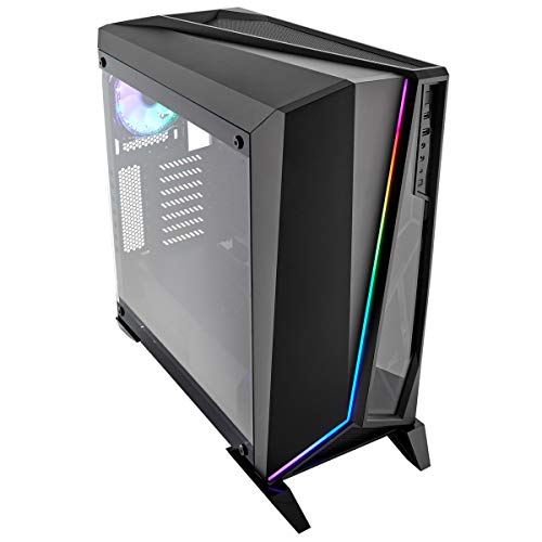 SPEC-OMEGA RGB Case da Gaming Mid-Tower ATX con Vetro Temperato, Nero - Case PC