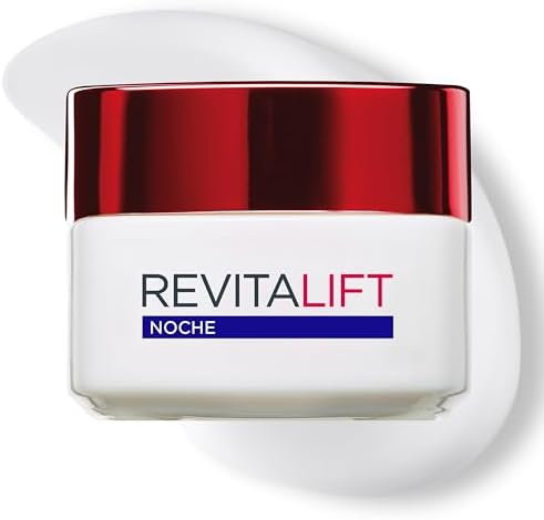 L'Oreal Paris Revitalift Crema de Noche Anti-edad Hidratante, Ant...