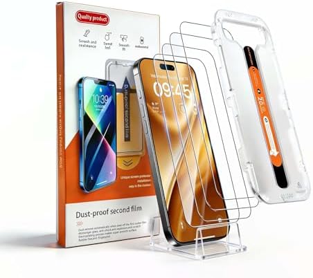 MEIZIYALI Screen Protector for iPhone 14, 9H Hardness [Ultra-Thin...