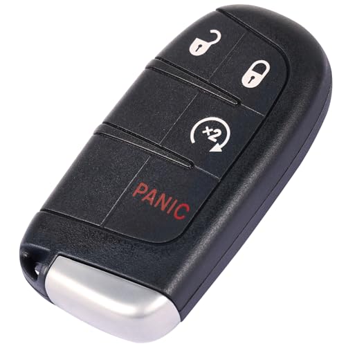 Télécommande 433 MHz TOP-VIGOR pour Dodge Journey Durango ID46 4 boutons - 5