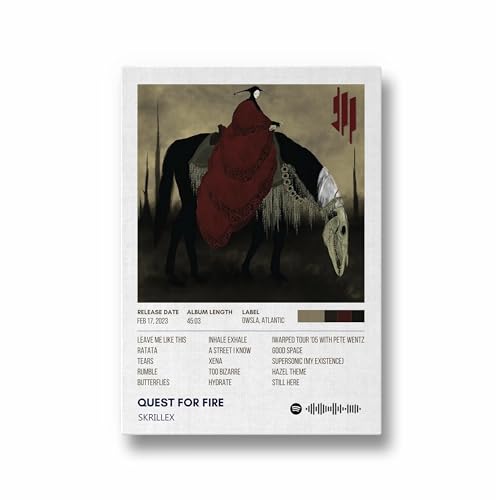 Image of Skrillex Music Poster 13x19 Inch Unframed | 300 GSM Matte Board Paper with Peel & Stick Tape Included | EDM DJ Wall Art | Posters for Wall | Home Decor | Wall Decor Items | Room Decoration Items