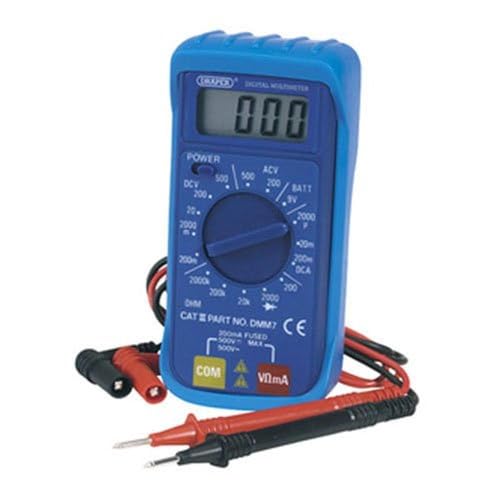 Draper 52320 Electrician Digital Multimeter with 16 Function,Blue - Image 2