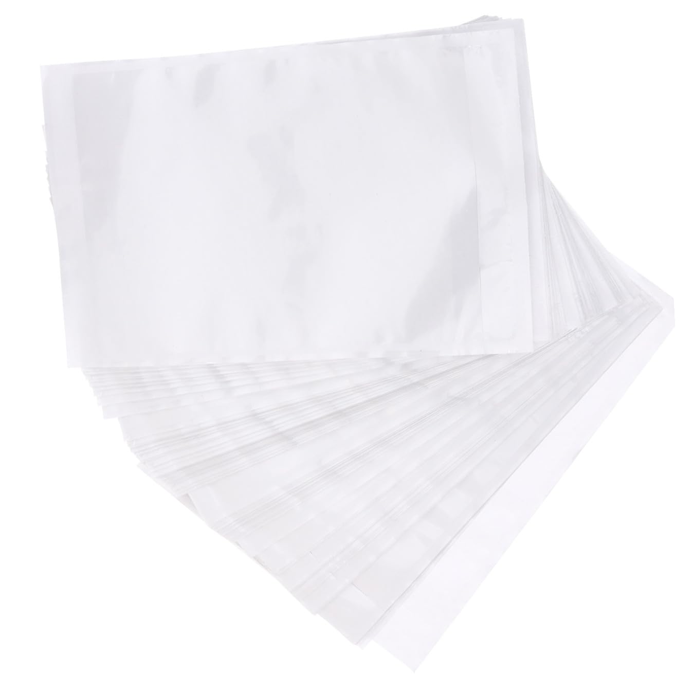 DOITOOL 400 Pezzi Buste Adesive Trasparenti per Imballo Sacchetti Spedizioni Autoadesivi per Etichette Sleeve Protettive Pratiche per Pacchi e Spedizioni