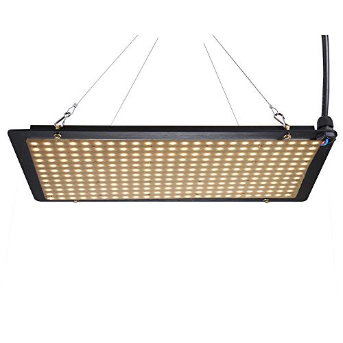 Decdeal 150W Pflanzenlampen 3000K-4000K Weißlicht Vollspektrum LED Panel Anbauleuchte Wachstumslampe für Hydroponic Greenhouse Zimmerpflanze Blume Vegetatives Wachstum