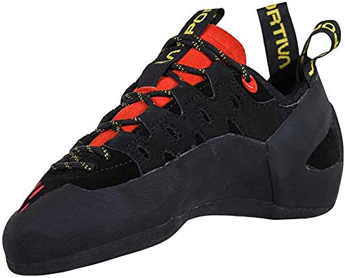 LA SPORTIVA Tarantulace, Zapatillas de Senderismo para Hombre, Negro/Pop, 39 EU