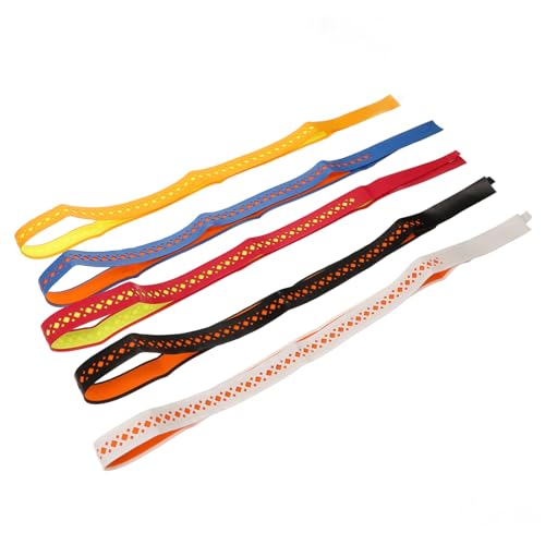 VANZACK Overgrip Tape for Badminton Rackets 5pcs Tennis Racket Grip Tape Elastic Comfortable Wrap Moisture Wicking Anti-Slip for Paddles Fishing Rod Handles