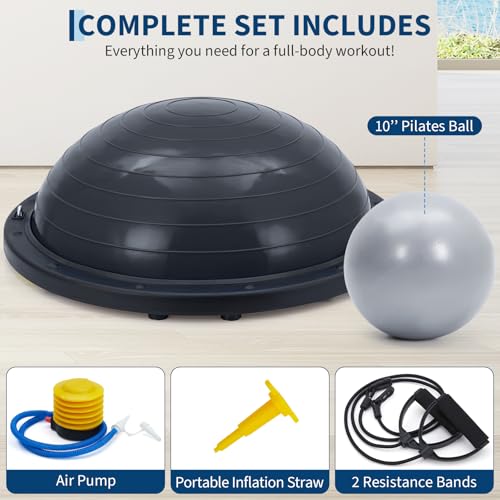 Garvee Half Balance Ball 23 in, 1600Lb Capacity Half Exercise Ball - image 4