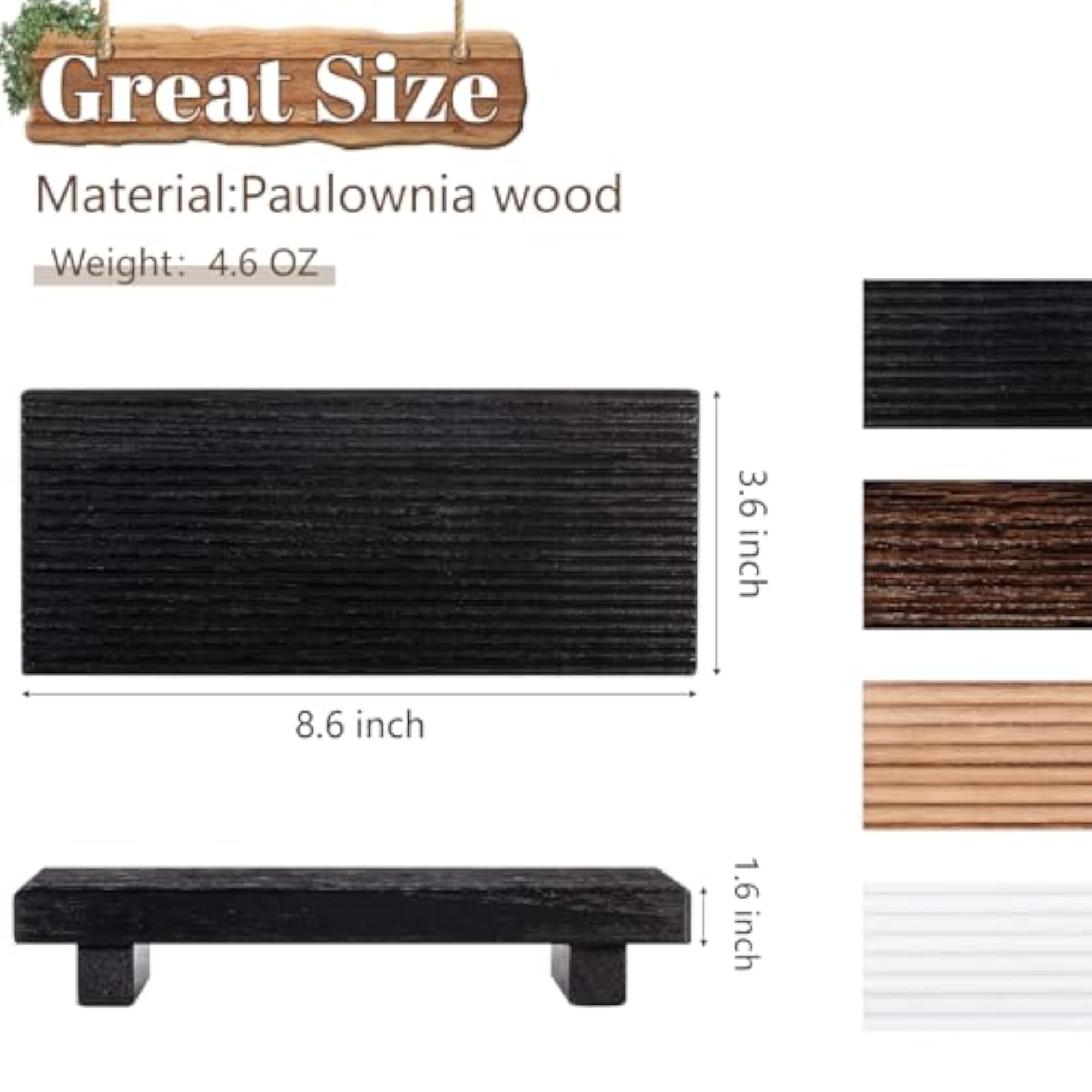 Bathroom Tray Farmhouse Decor Pedestal Stand