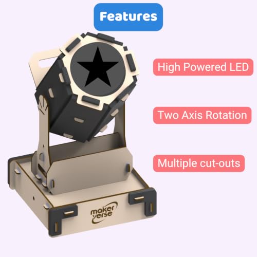 Image of Projecto | Projector Science Project Kit for Ages 8-14 Learn Light, Shadow, Electricity, Angles | Gift for Girls & Boys