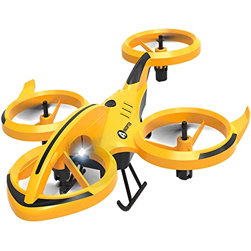 Kids Beginner Drone with 3 Batteries One Key Take Off Landing Return, Leapfrog Flight, 3D Flip Aerobatics Remote Control Helicopter Boys Girls Toys