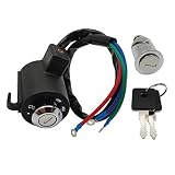 AUTQVA Ignition Key Switch Lock Set for Harley Davidson Motorcycle, Ignition Switch Kit for Harley Davidson Sportster XL Iron 883 1200 1995-2003