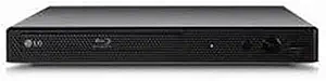 LG BP350 Blu-ray Disc & DVD Player Full HD 1080p Upscaling with Streaming Services, Built-in Wi-Fi, HDMI Output and Smart HI-FI-Compatible, Bundled with Alphasonik HDMI Cable Included
