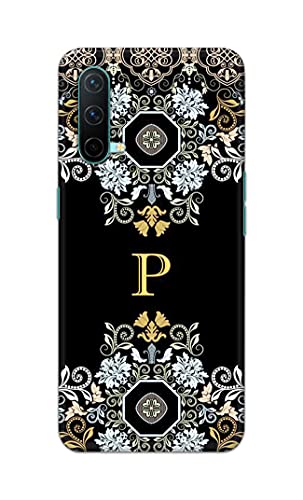 Image of Printed Hard Back Cover Case for OnePlus Nord CE 5G Back Cover (Alphabet P) -1803
