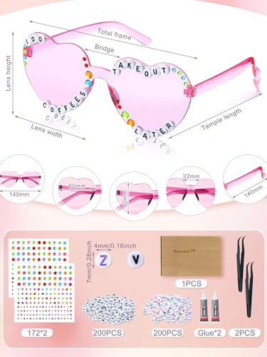 20 Pairs DIY Sunglasses in My Era Popular Singer Party Favors Friendship Sunglasses for Girls Women2