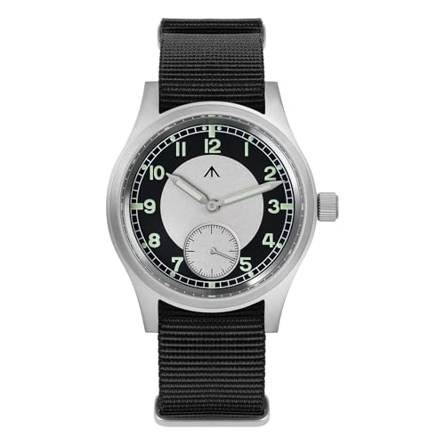 Image of TACTICAL FROG Militado D12 Military Mens Watch VD78 Quartz Sapphire Crystal C3 Super Luminous 36mm Dial Military-Style Dress Watches, 100M Waterproof