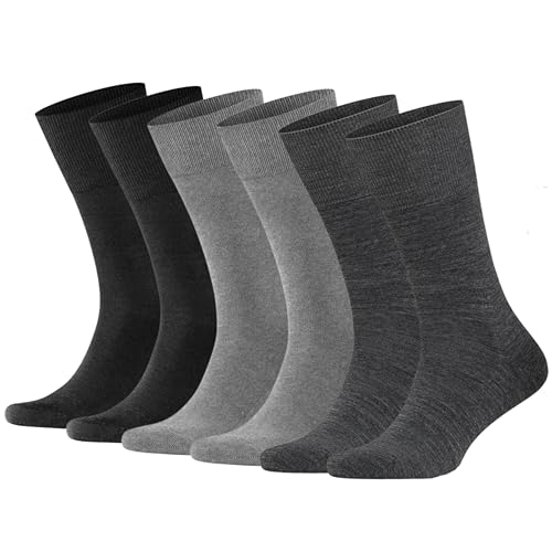 Image of KNETLI Women's Dress Socks, Crew Socks, Super Soft, Multi Color Options Size 6-9, 3 & 6 Pair Pack