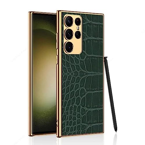 Samsung S23 Ultra étui cuir de luxe coque antichoc objectif 5G