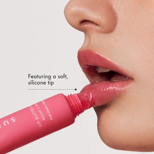 Image of Summer Fridays Lip Butter Balm Summer Fruit Trio - Tinted Hydrating Lip Balm for Instant Moisture + Glassy Shine - Vegan Skincare Makeup with Shea Butter - Set Includes Pink Guava, Poppy, + Cherry