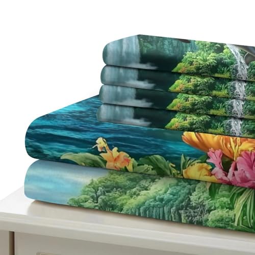 Housse de couette dauphin 3D hypoallergénique pour un sommeil sain