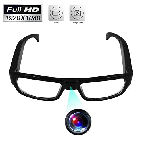 Image of HD 1080P Spy Glasses with Invisible Lens & 32GB Memory Card - Hidden Camera for Indoor /Outdoor Use, Perfect for Home, Office & Meetings