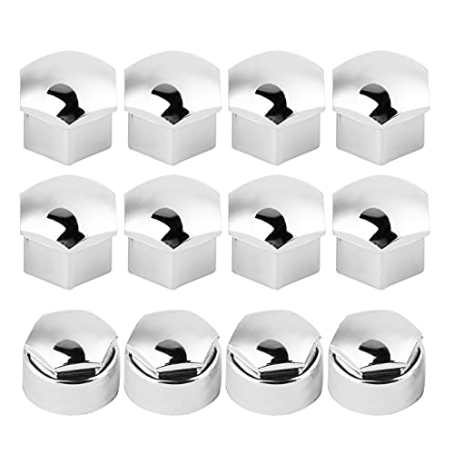 Tapas de tuerca rueda, 20 piezas 17 mm, fabricadas en nylon PA66 resistente, con diseño antirrobo y ajuste ; compatibles vehículos estándar