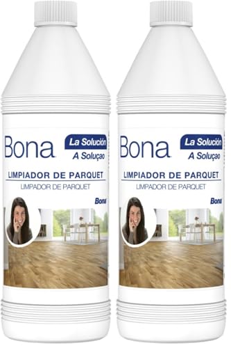 Bona Limpiador para suelos de parquet 1 L, Paquete de 2