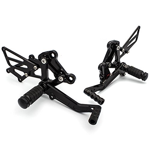 Commandes reculées moto CNC pour Ninja H2 2015-2020 avec repose-pieds réglables
