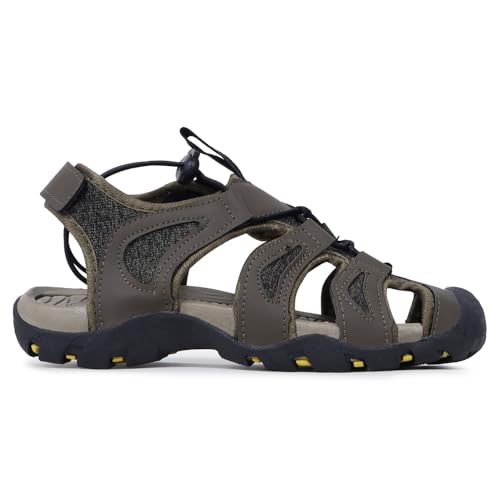Image of TRASE Fisherman Sandals for Kids | Anti-Skid Comfortable Footwear for Boys | Adjustable Hook and Loop Closure | Flexible & Lightweight with Toe Protection