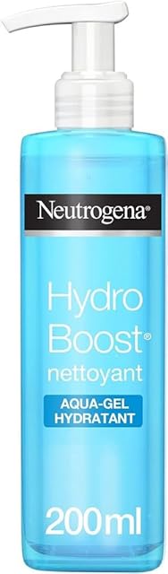 Neutrogena Hydro Boost Aqua-Żel do mycia twarzy, do demakijażu i nawilżania twarzy, do skóry suchej, 1 butelka z pompką 200ml