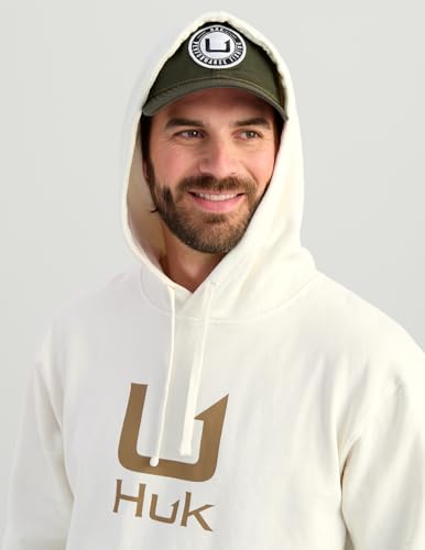 HUK Cotton Fleece Hoodie, Soft, Warm, Comfortable Hooded Sweatshirt Pullover for Men4