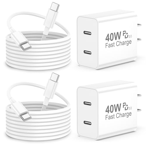 iPhone 17 Pro Max Charger Fast Charging, 40W Dual USB C...