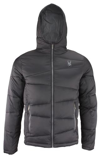 Spyder Jaqueta masculina Nexus Puffer, preta (F20) grande