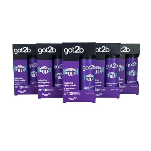 Got2b Powder' ful Volumen Styling, 5 unidades (5 x 10 g)