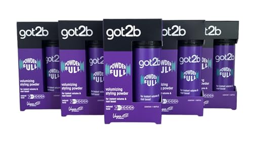 Got2b Powder' ful Volumen Styling, 5 unidades (5 x 10 g)