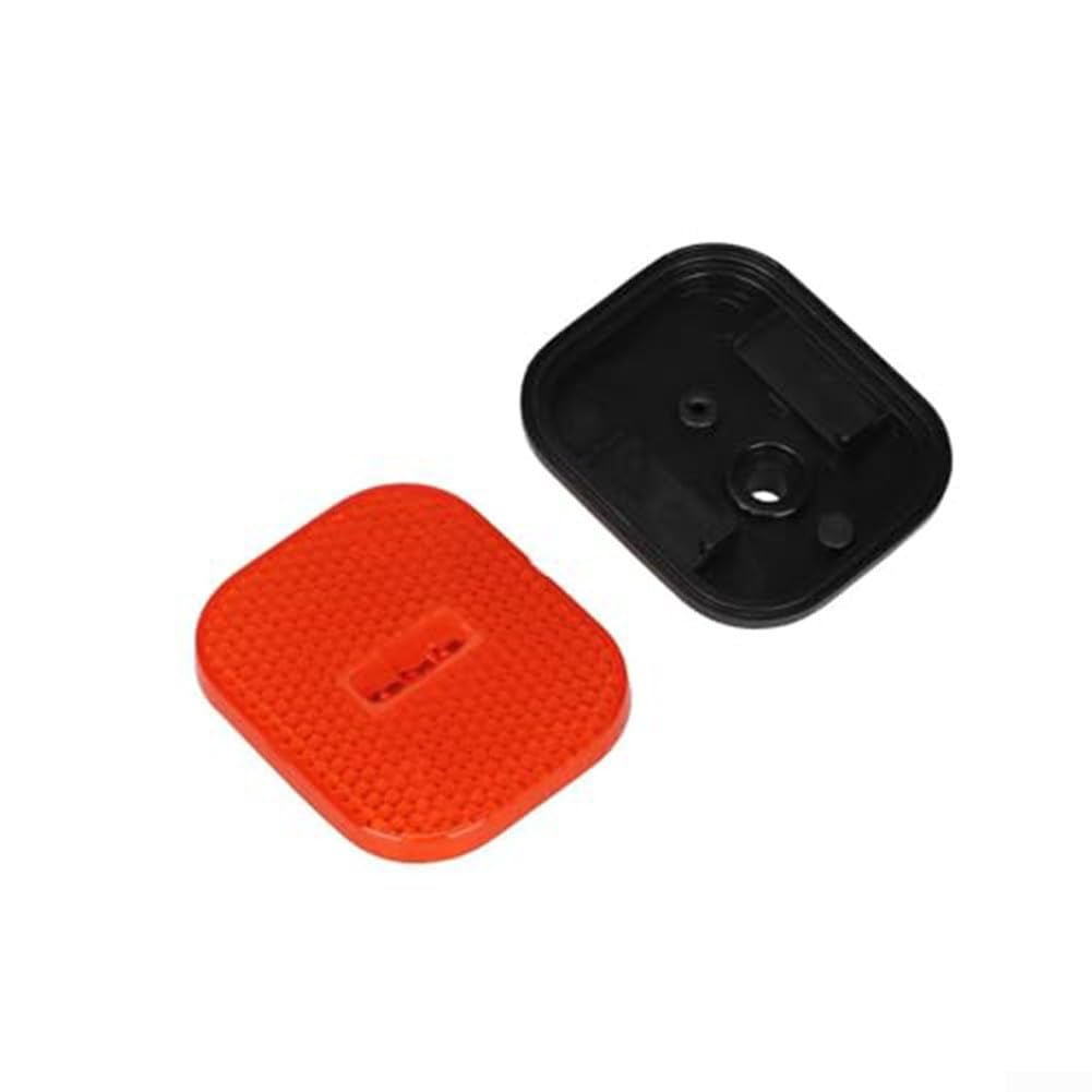 Scooter Tail Light Guard Rear Light Cover for Segway for Ninebot Max G2 Electric Scooter Light Box Housing Replacement, Black and Red Plastic Brake Light Shield Accessory, 45x53 mm