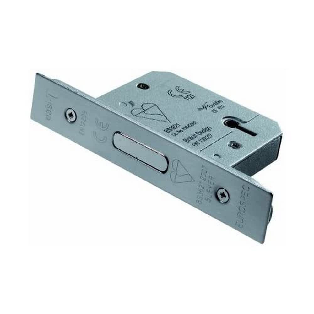 Carlisle Brass LDB5525SSS/BP British Standard Dead Lock, Satin Stainless Steel, 2.5 inch