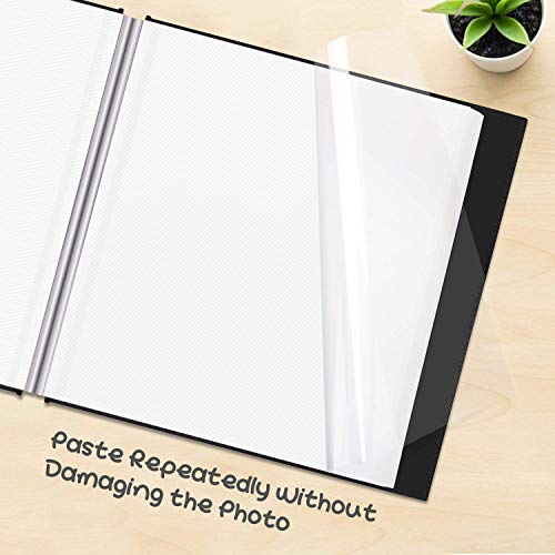 Fotoalben Selbstklebend, Adkwse Fotoalbum zum Selbstgestalten, Album Fotobücher DIY Scrapbook Groß mit 60 Schwarz Seiten… – Bild 8