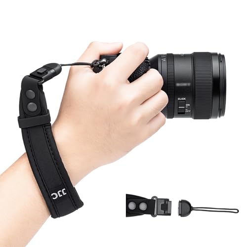 Image of JJC Camera Hand Wrist Strap for Sony ZV-1 ZV-1F ZV-E1 RX100 VII, Ricoh GRIV | Soft Strap for Sony ZV1 ZV1F ZVE1 Ricoh GR IV GR III GR4 GR3 Canon PowerShot V1 SX740 HS & More Mirrorless Digital Cameras