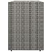 Garden Storage Cabinet Gray 39.4