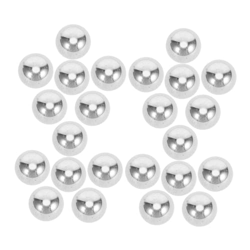 STOBAZA 24pcs Bearing Ball Steel Ball Precision Steel Ball Precision Balls Paint Mixing Balls Iron Ball Skateboards Bearings Threaded Ball Bearing Bicycle Bearings Stainless Steel Silver