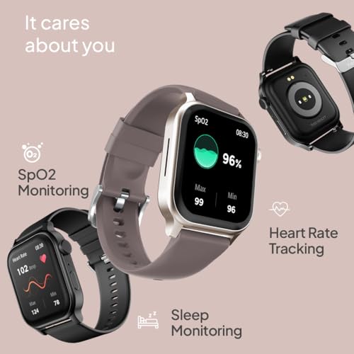 Fire-Boltt Rise 1.85" Gray Smart Watch Cinnamon Slate - Image 7