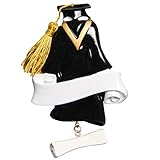 Polar X Grad Gown Graduation Girl Boy Personalized Christmas Tree Ornament