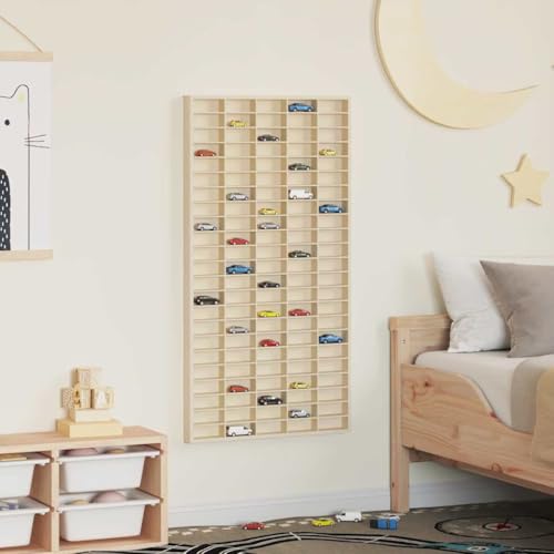 Expositor de pared beige para ganar espacio en pasillos 5